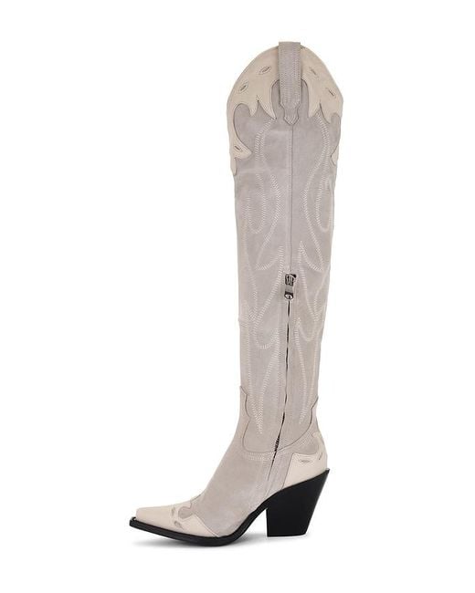 Free People White Wild West Thigh High