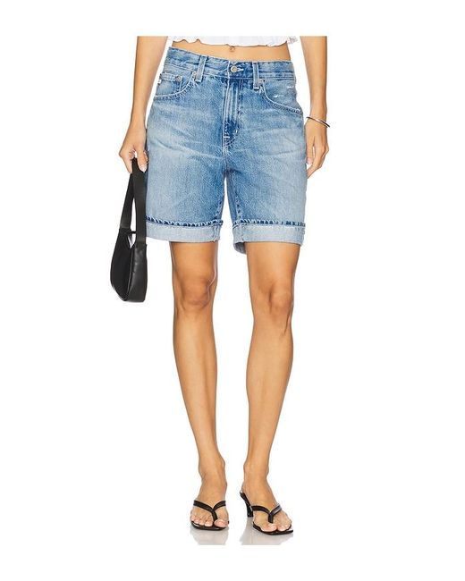AG Jeans Blue Ex-Boyfriend Short