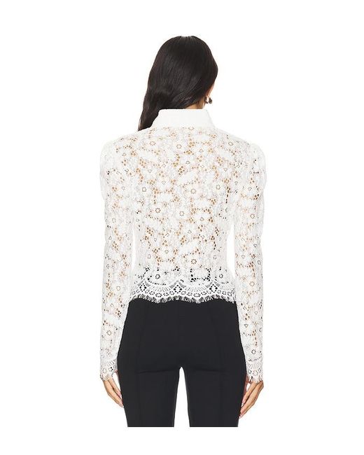 SAU LEE White Roberta Top