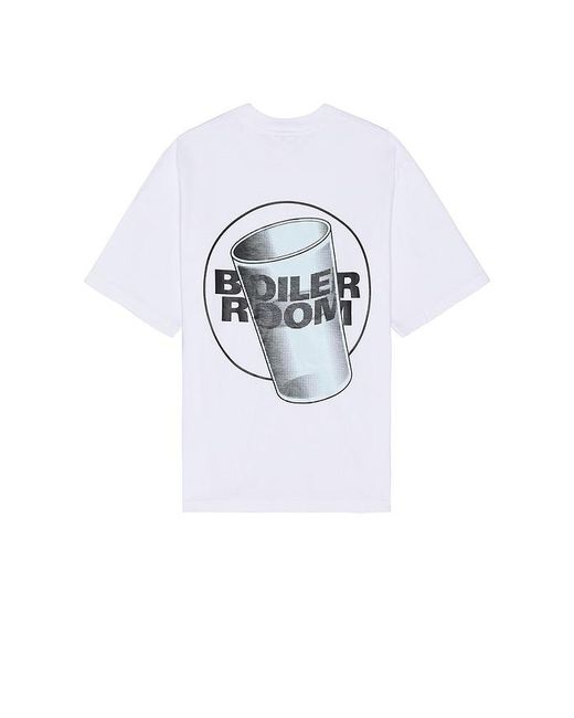 BOILER ROOM White Hydrate T-shirt for men