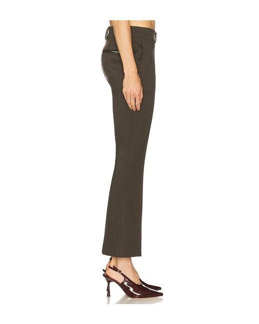 The Attico Brown Wool Long Pant