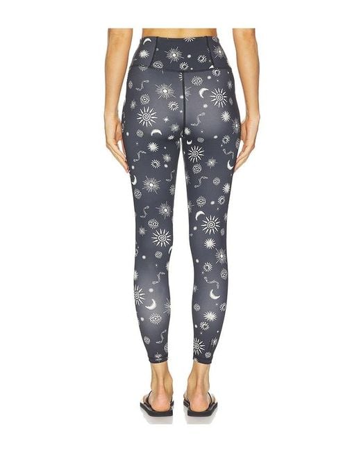 Spiritual Gangster Blue Solstice Lotus 7/8 Legging