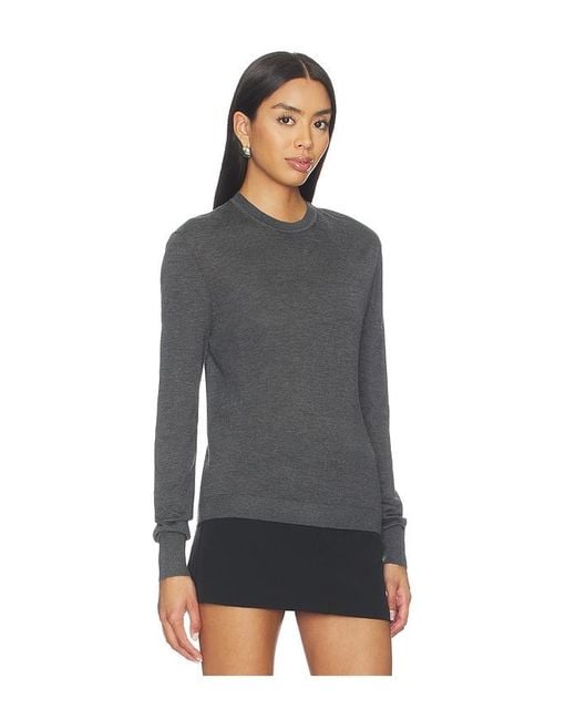 RENGGLI Black Crewneck Sweater