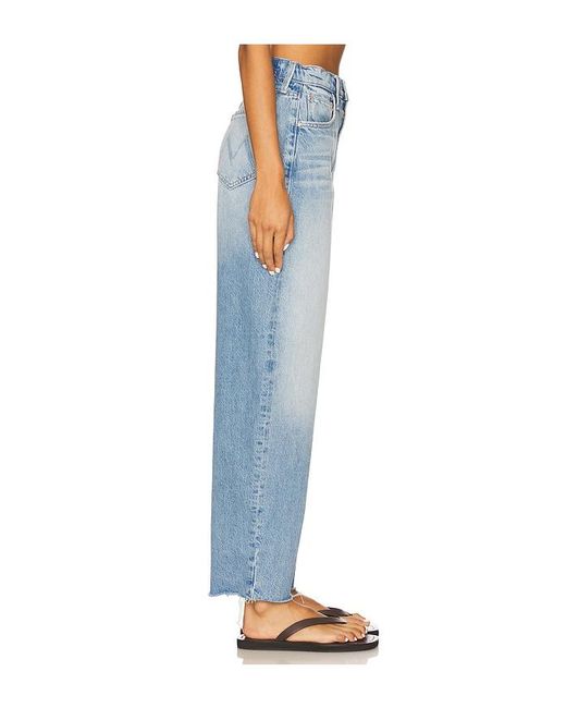 Mother Blue The Fangirl Hover Fray Jeans