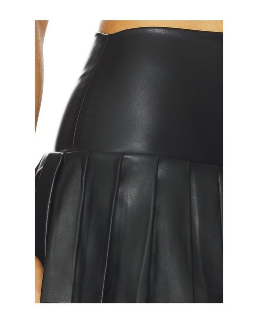Norma Kamali Blue Pleated Pickleball Skirt