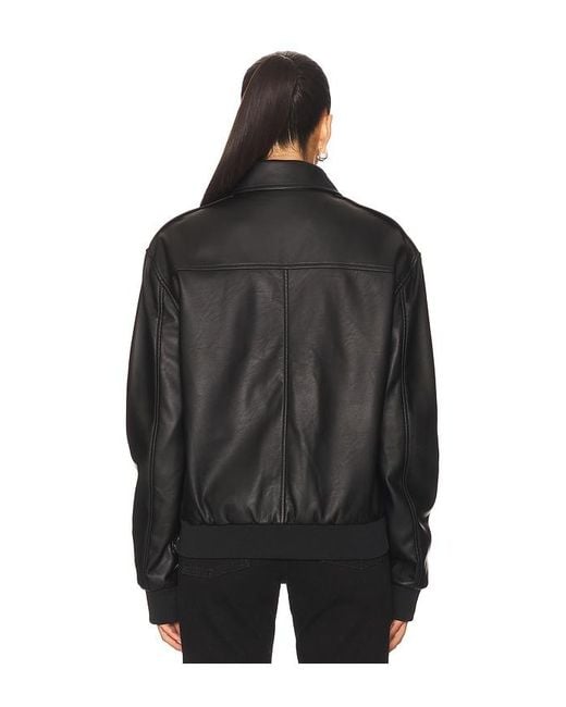 ALL THE WAYS Black Tessa Faux Leather Jacket