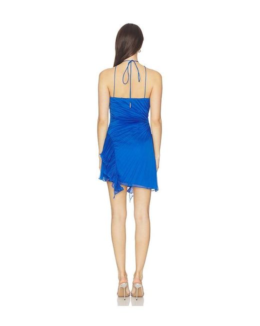 AMUR Blue Velora Mini Dress