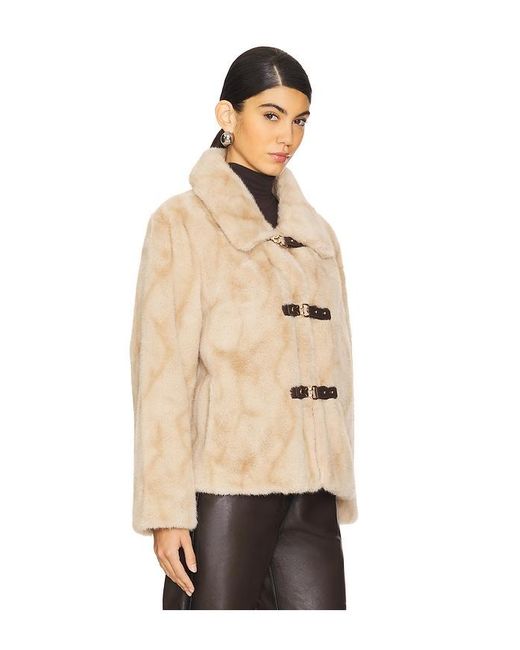 Heartloom Natural Tegan Faux Fur Coat