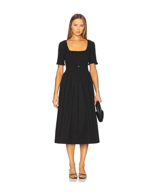 Elodie the Label Black Zoe Smocked Dress