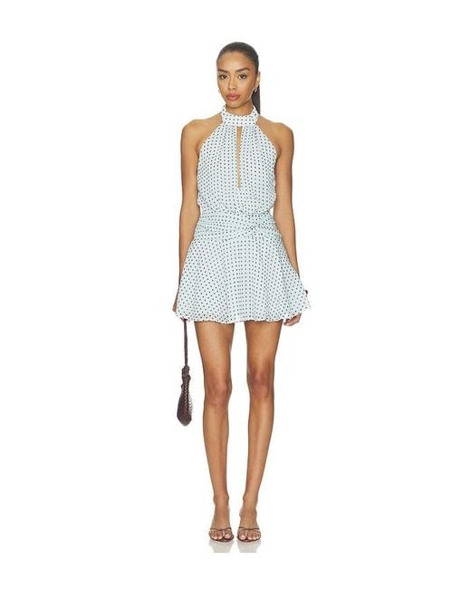 SNDY'S Blue Brielle Mini Dress