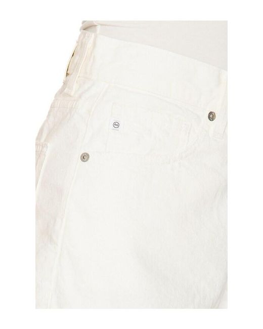 AG Jeans White Halle Short
