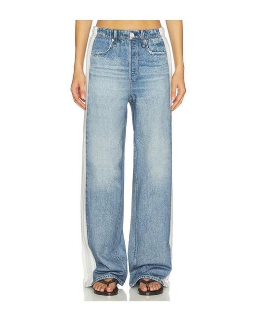 Rag & Bone Blue Rb Miramar Terry Wide Jeans