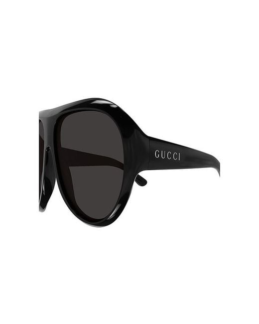 Gucci Black Sonnenbrille Round