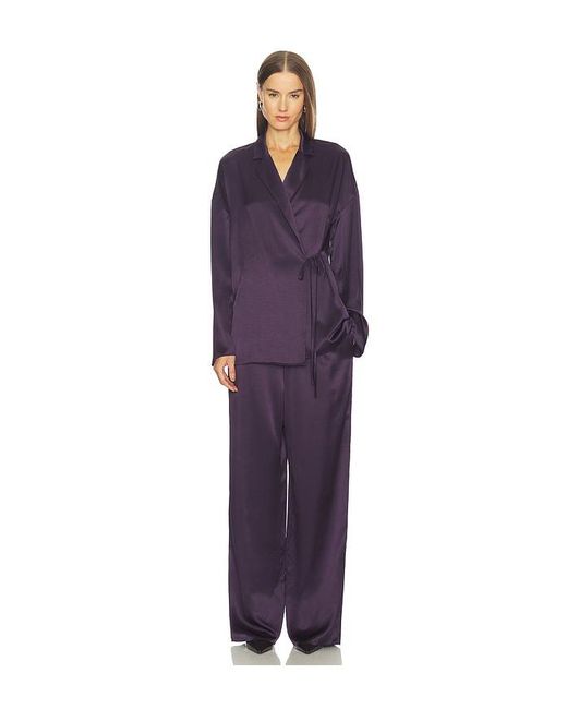 SRG Purple Finley Silk Top
