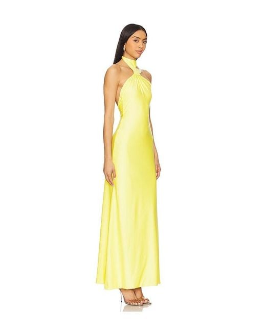 Mariandree Gaitan Yellow Daria Dress