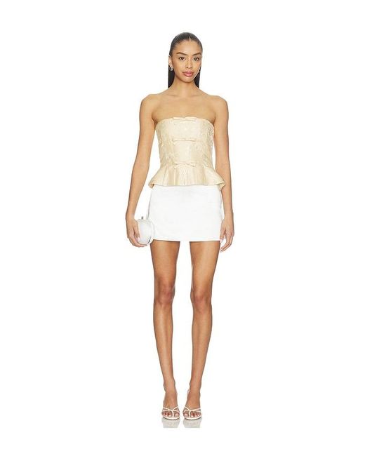 V. Chapman White Kinsley Top