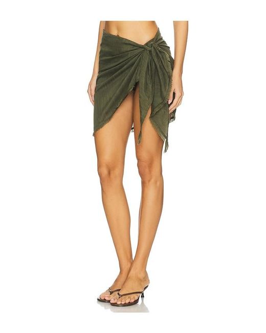 Vitamin A Black Soleil Sarong