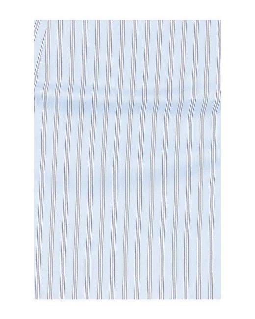ALL THE WAYS Blue Sandy Tie Neck Top