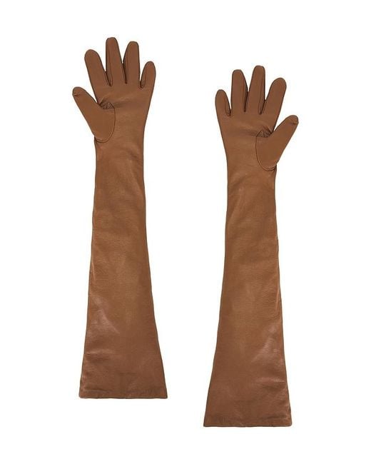 THE GARMENT Brown Tg Gloves