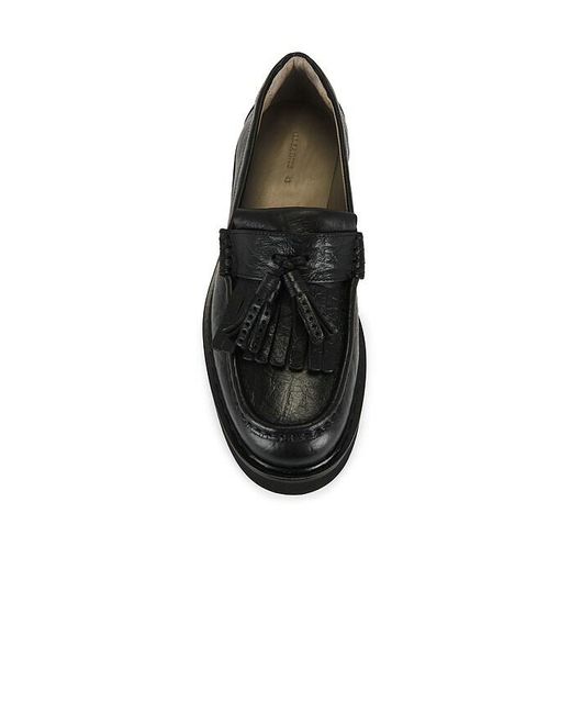 AllSaints Black Skiff Tassel Loafer for men