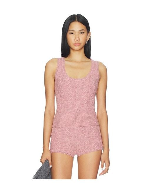 Lovers + Friends Pink Juliee Tank