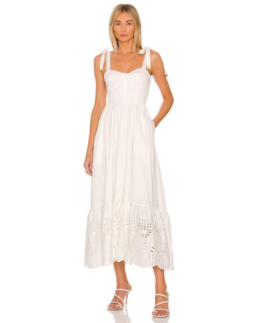Karina Grimaldi Rio Maxi Dress in White | Lyst UK
