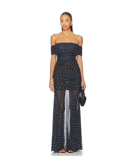 MAJORELLE Blue Lena Gown