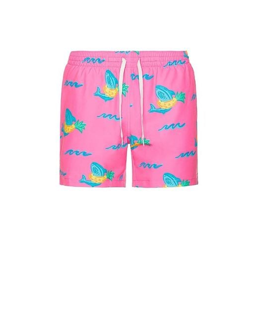 Mens Shorts Pink Chubbies Chubbies The Toucan Do It Stretch Swim