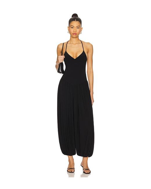 Norma Kamali Black Kenny Jumpsuit