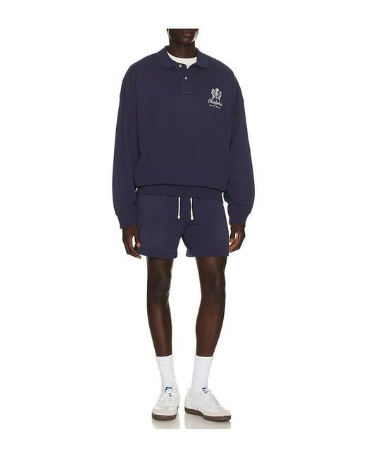 Polo Ralph Lauren Blue Relaxed Fit Fleece Graphic Sweatshirt for men