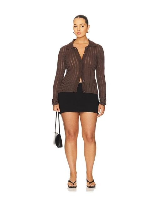 L'academie Brown Olivie Cardigan