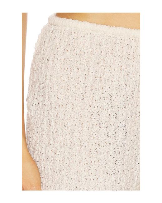 Montce White X Elsa Hosk Low-Rise Drawstring Short