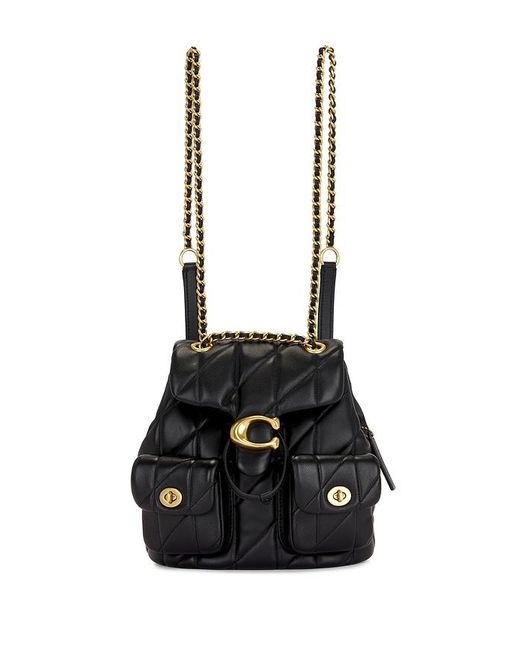 COACH Black GESTEPPTER RUCKSACK TABBY
