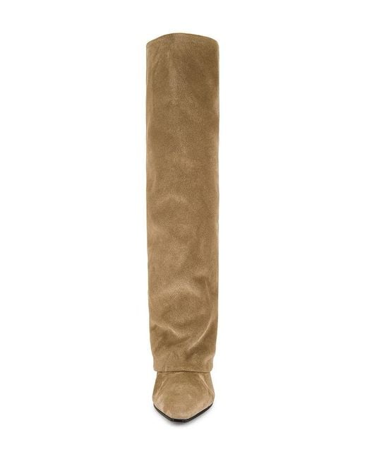 Paris Texas Natural Jane Fold Over Boot 60