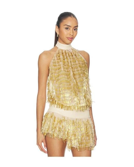 CULTNAKED Yellow Copacabana Top