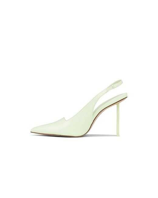 Femme LA White X Revolve G63 Slingback Pump