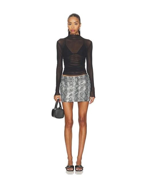 BY.DYLN Blue Rita Micro Skirt