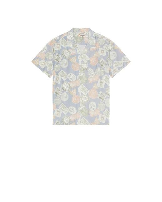 Marine Layer White Cupro Resort Shirt for men