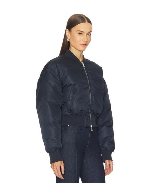 GRLFRND Blue Carter Bomber Jacket