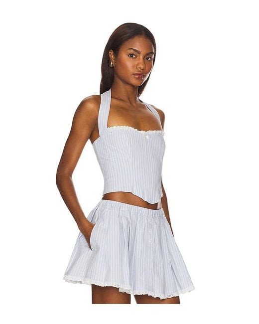 MAJORELLE White Danica Top