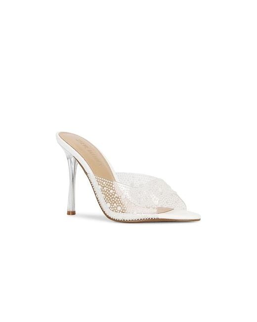 Steve Madden White Peach Pearl Mule