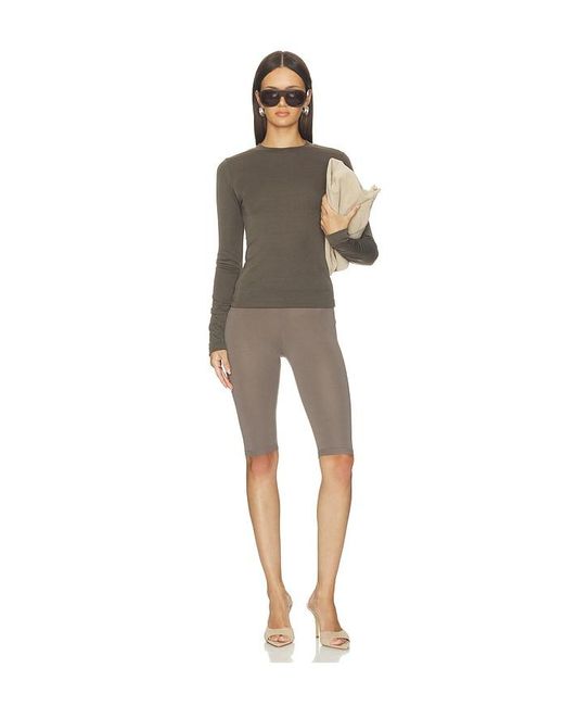 Fear Of God Brown Fitted Longsleeve Tee