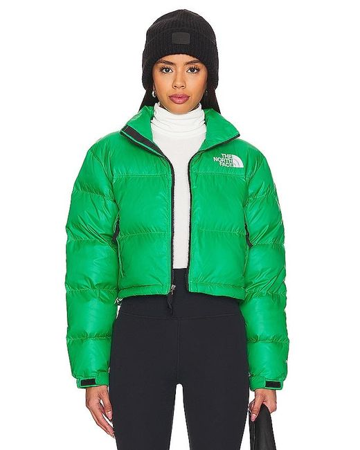 Nuptse short jacket The North Face de color Green