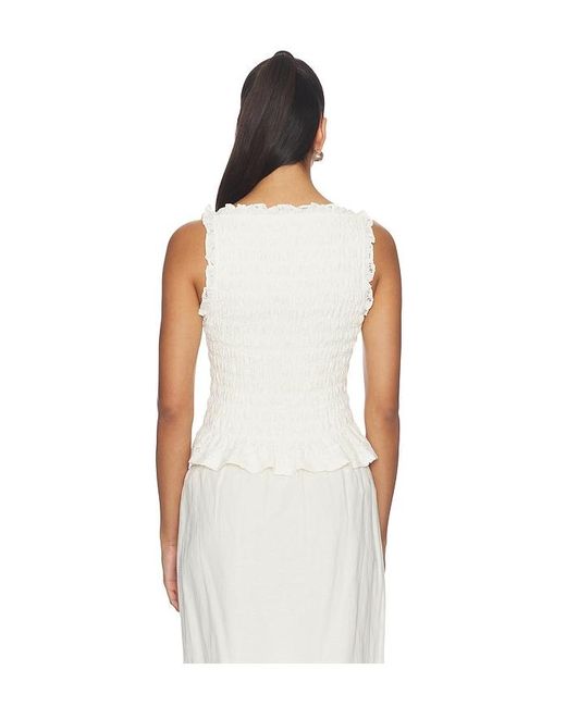 Elodie the Label White Veda Lace Top