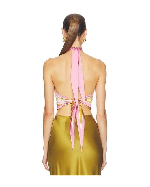 retroféte Multicolor Jamie Top
