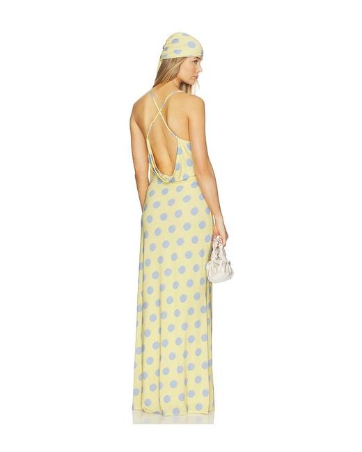 AFRM White Kim Dress & Hair Wrap Set