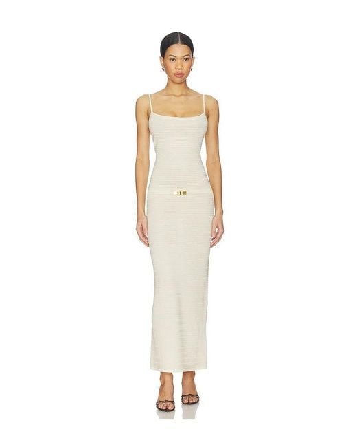 Kapri White Evie Maxi Dress