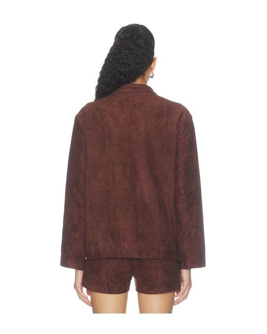 Amanda Uprichard Red Brooklyn Jacket