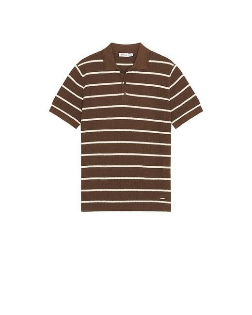 Jonathan Simkhai Black Calum Short Sleeve Polo for men