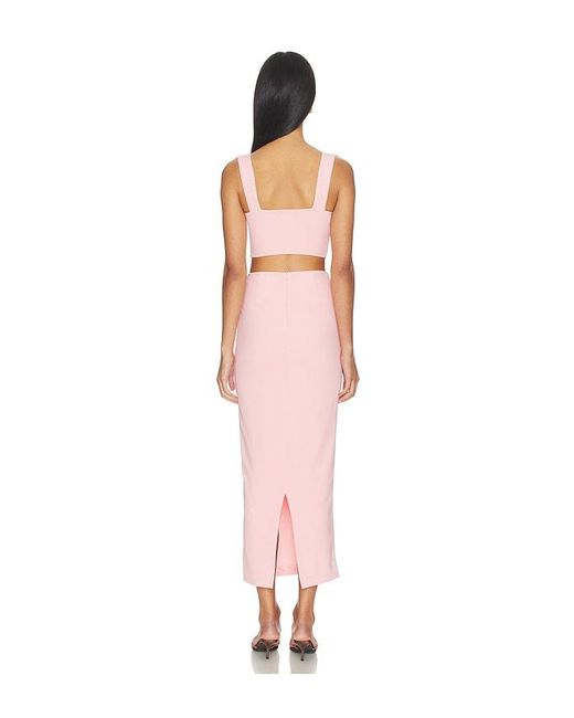 superdown Pink Veneda Skirt Set